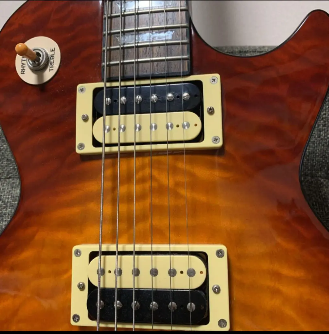 Tokai サンバースト フルアコ　ギター　ハードケースで発送 Tokai VS-60限定生産モデル グリーンサンバースト1ハムPU ハード