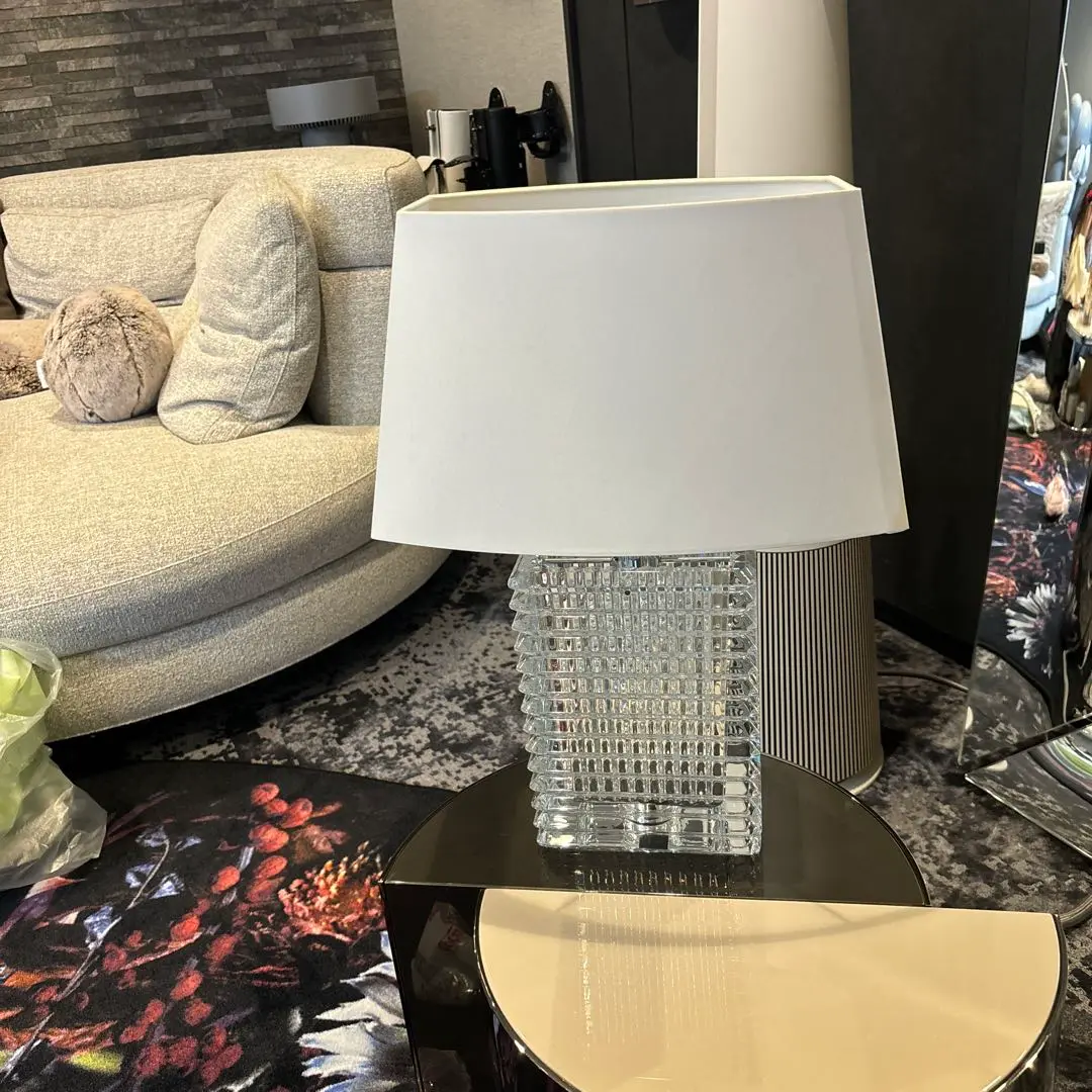 専用。Baccarat　ホワイトシェードテーブルライト light-03143-1n.jpg