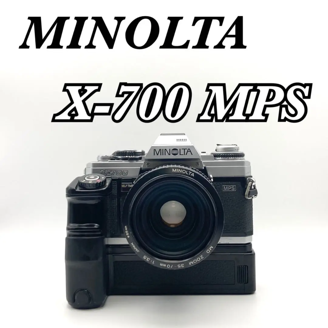 【動作確認済】 Minolta X-700 MPS E1010-40e p Minolta X-700 MPS Black 35mm SLR Film Camera with New MD
