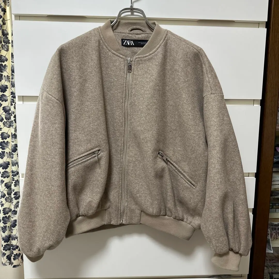 プラッシュボンバージャケット グレーマール ZARA プラッシュボンバージャケット グレーマール