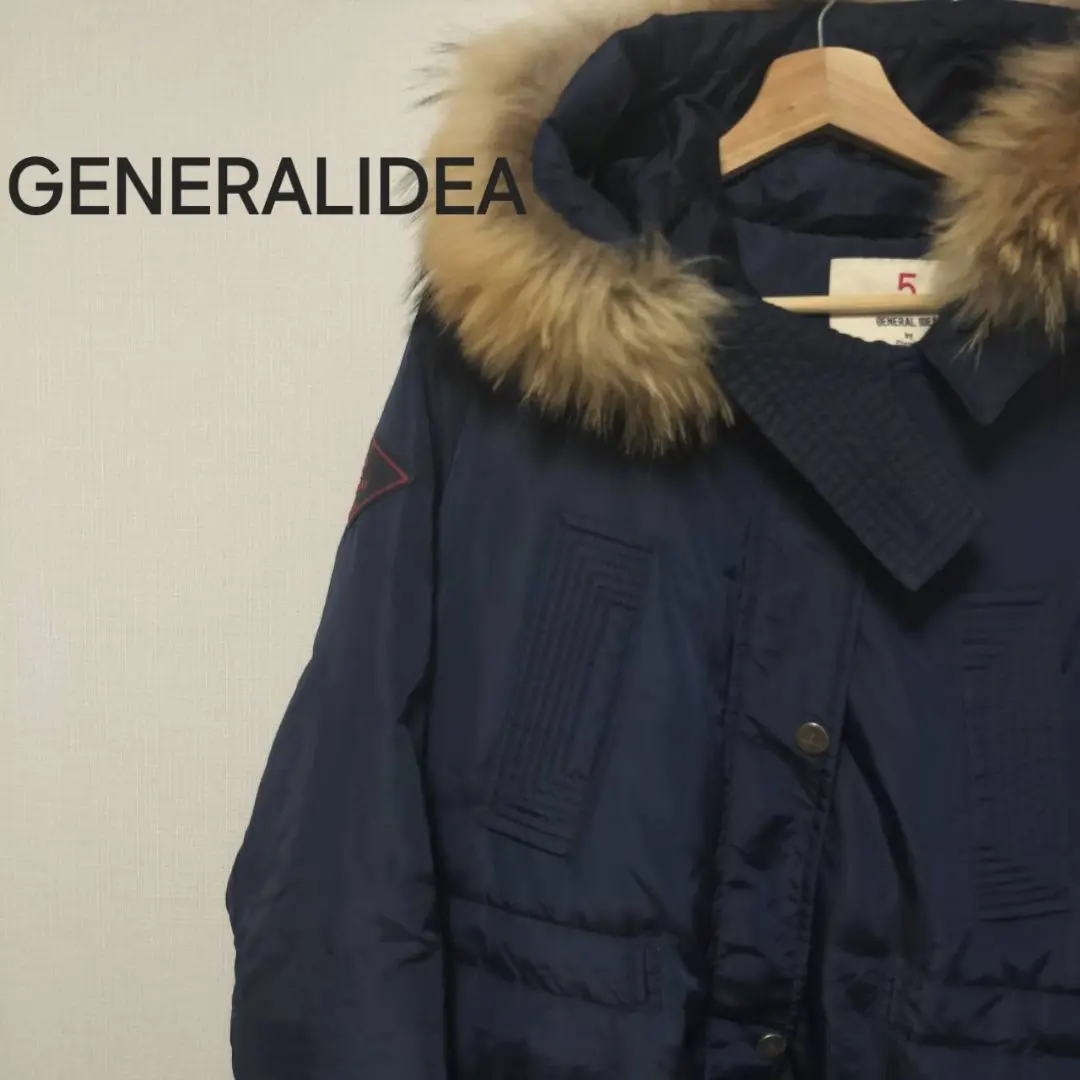 GENERAL IDEA ノーカラー ファー ジャケット（日本公式] GENERAL