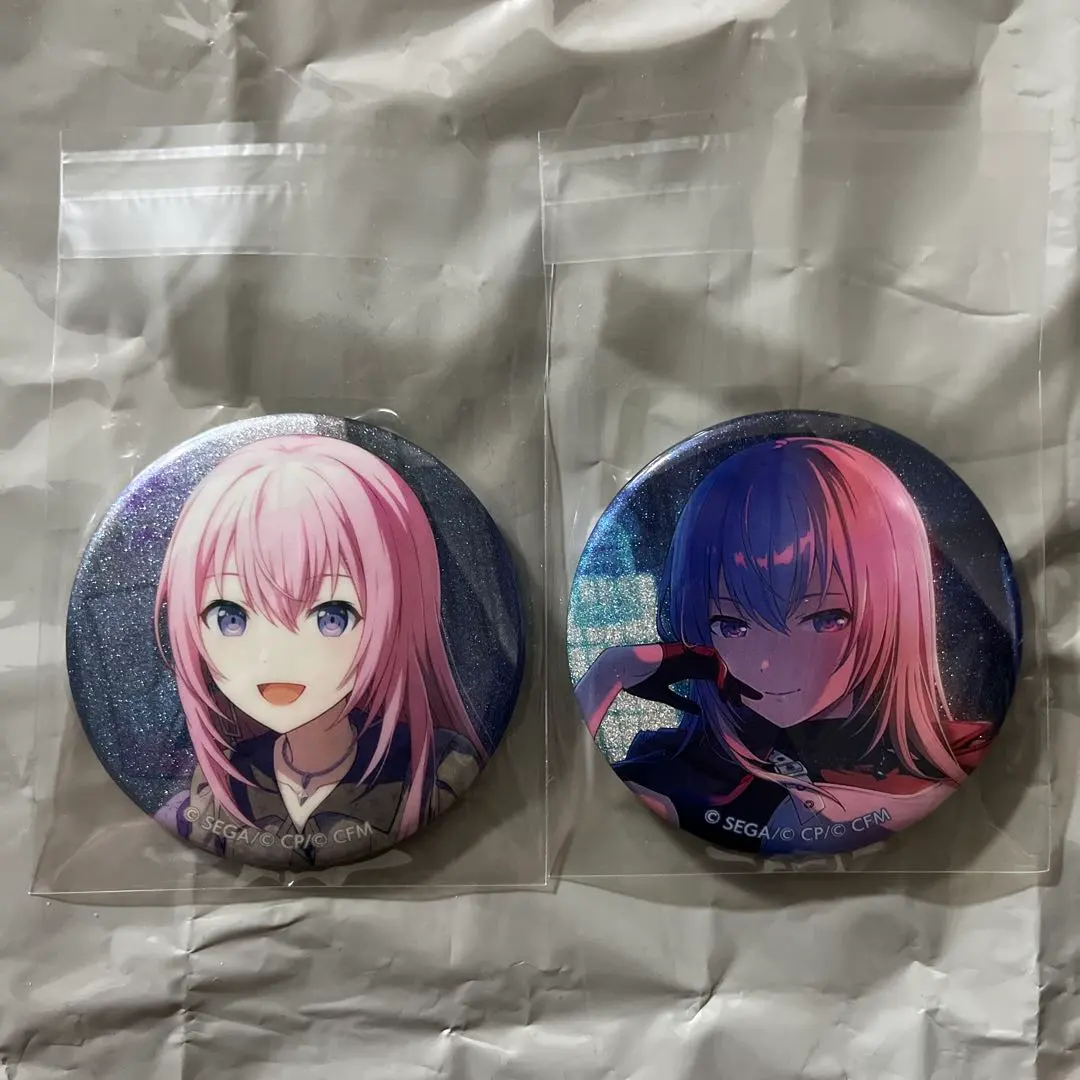Thumbnail of Project Sekai Glitter Can Badge: Luka Megurine