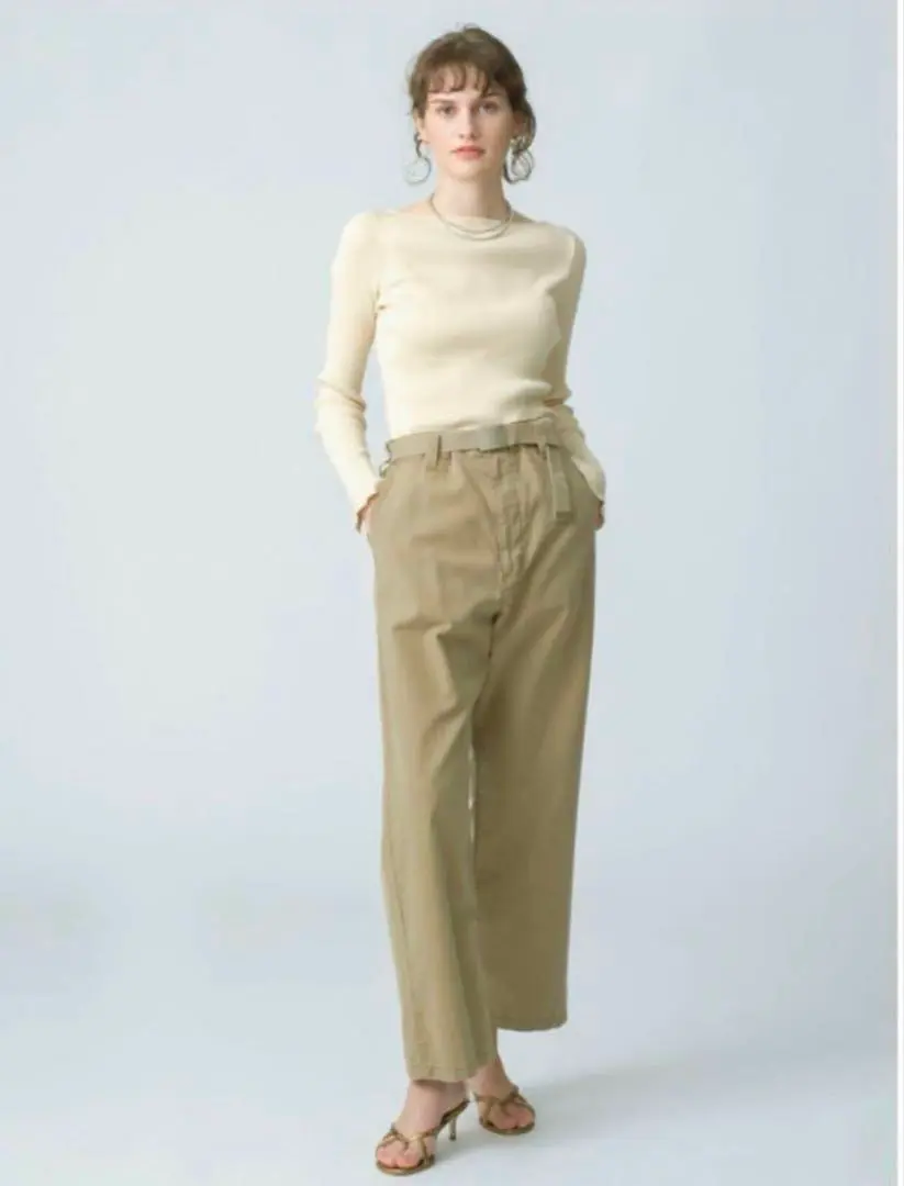RH VintageロンハーマンChino Trousersチノパン リネン チノパンツ（ホワイト/ベージュ）｜RH Vintage(アール