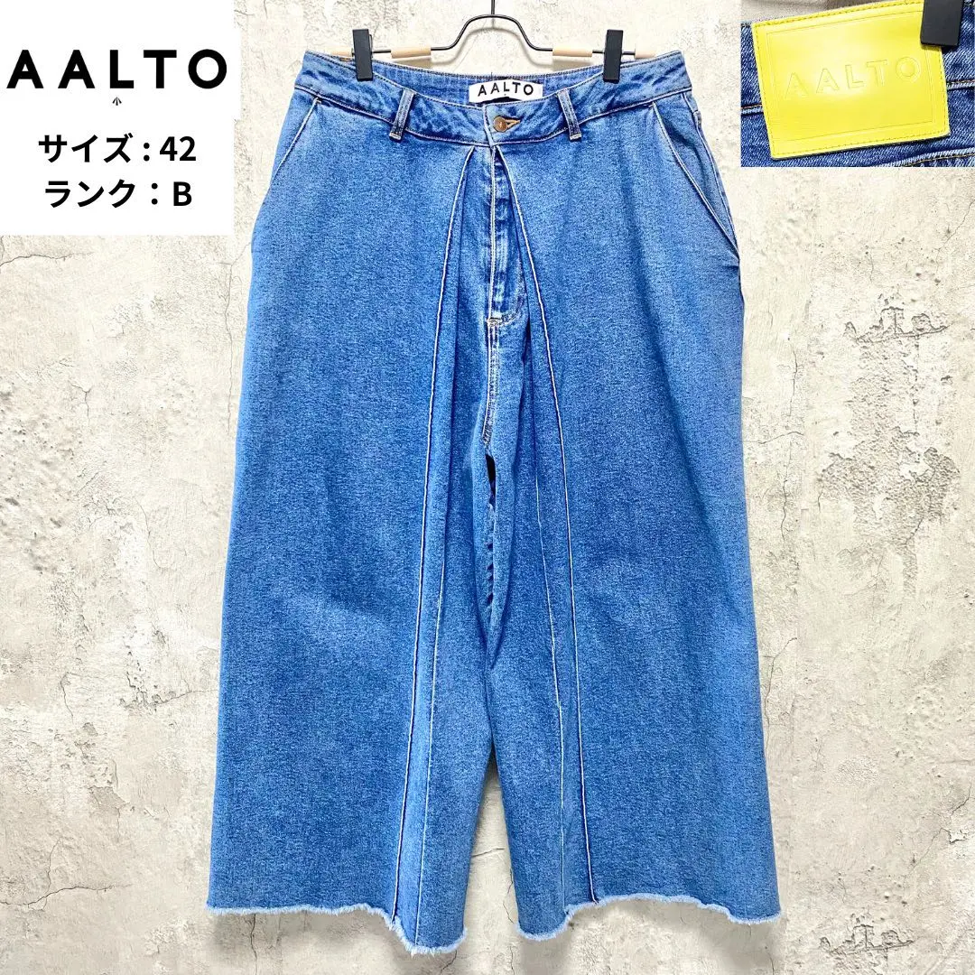 ［値下中］[新品未使用]AALTO デニムパンツ 値下中］[新品未使用]AALTO デニムパンツ - メルカリ