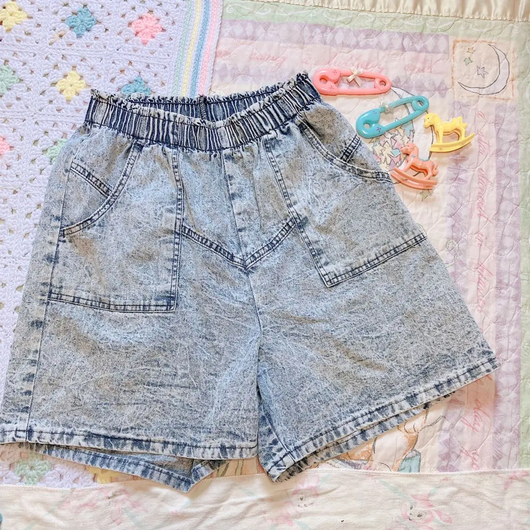 ♡vintage パステルハートサーマルトップス ファンシー古着 spank♡ ♡vintage ヘタウマくまさんファンシーセーター USA古着 spank♡