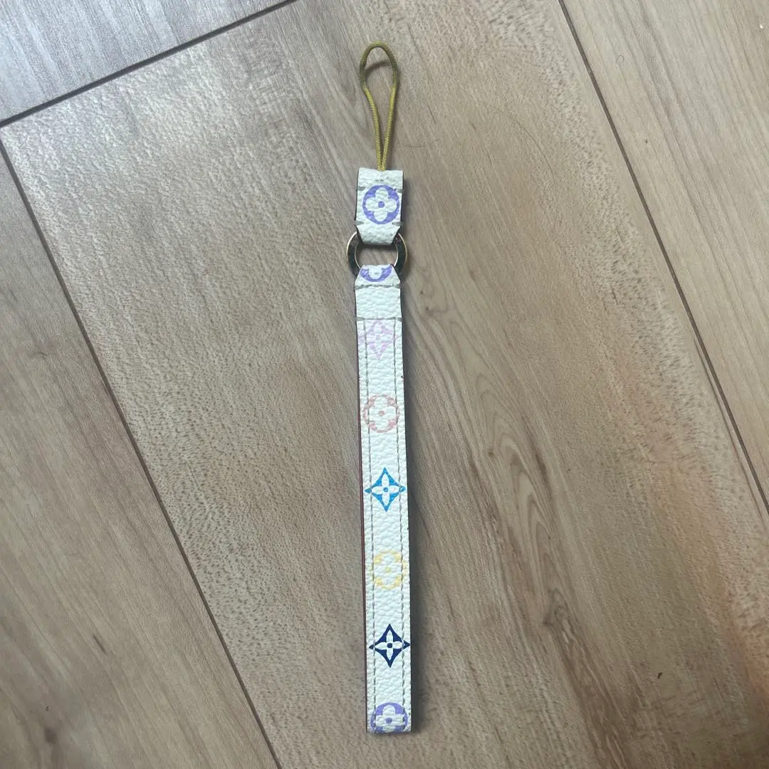 【極美品】LOUIS VUITTON ルイヴィトン　マルチカラー　ストラップ 極美品】LOUIS VUITTON ルイヴィトン マルチカラー ストラップ