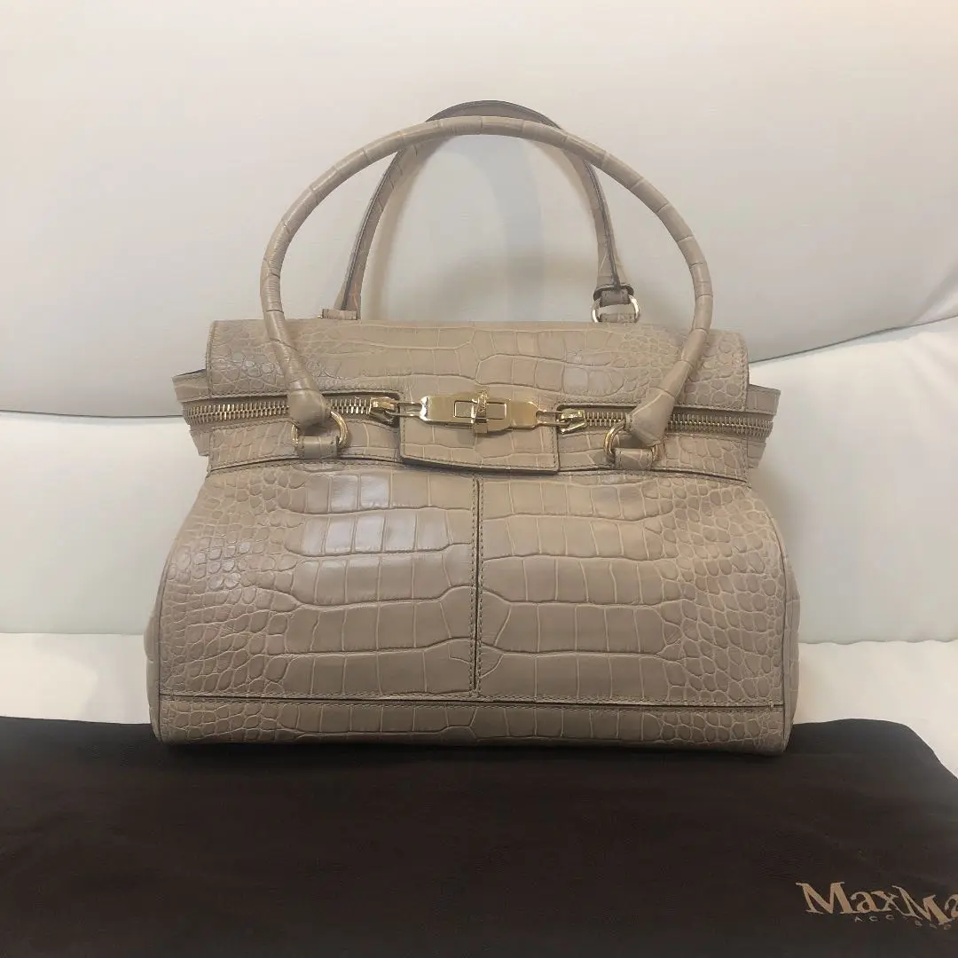あつ猫様用 マックスマーラMARGAUX マルゴー クロコ型押