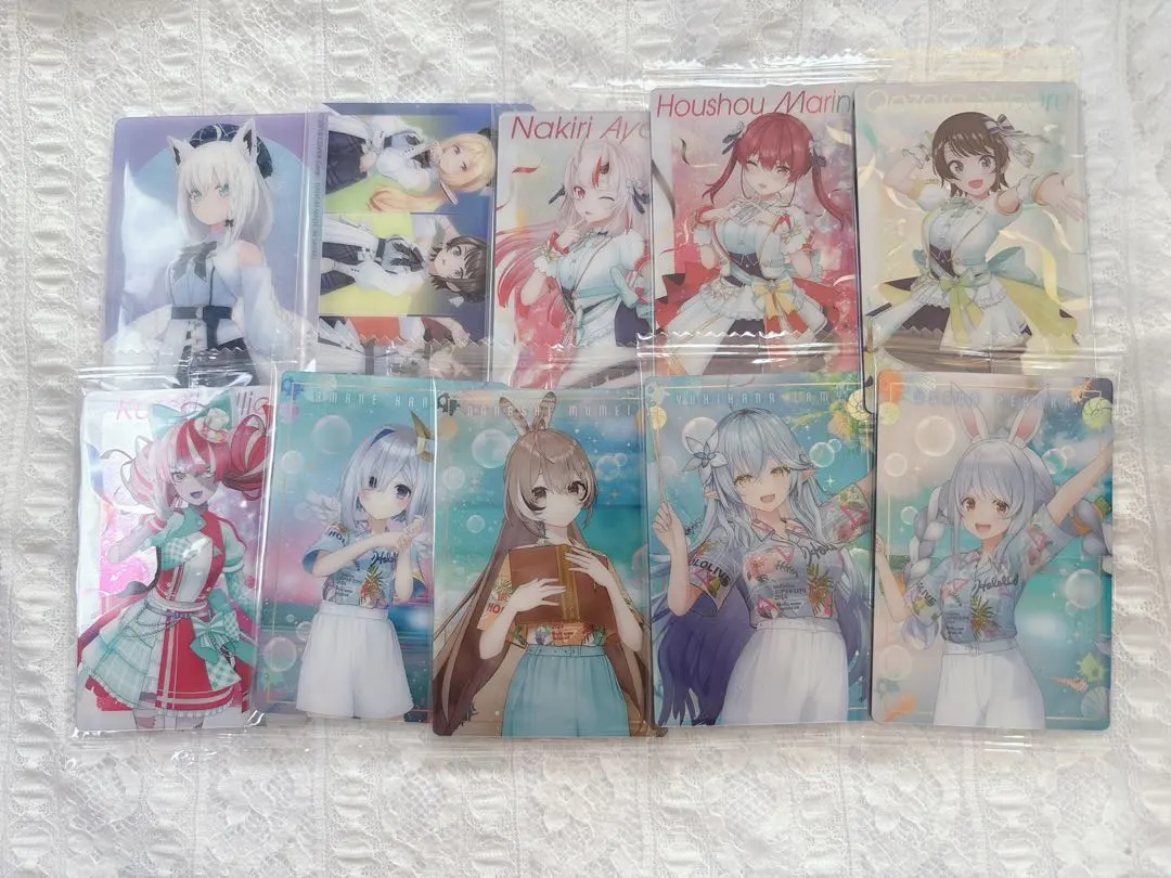 Thumbnail of Hololive Wafer Card Aurora Clear Card