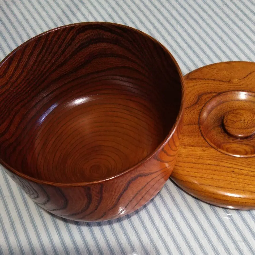 Thumbnail of wooden rice container