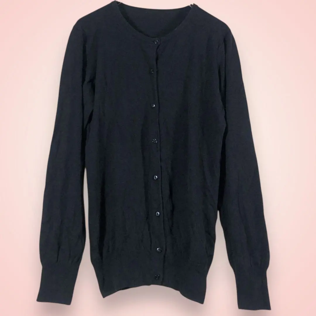 Thumbnail of AMERICAN HOLIC Long Sleeve Cardigan, Black, "M"