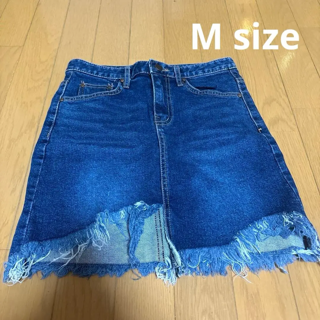 Thumbnail of Denim mini skirt