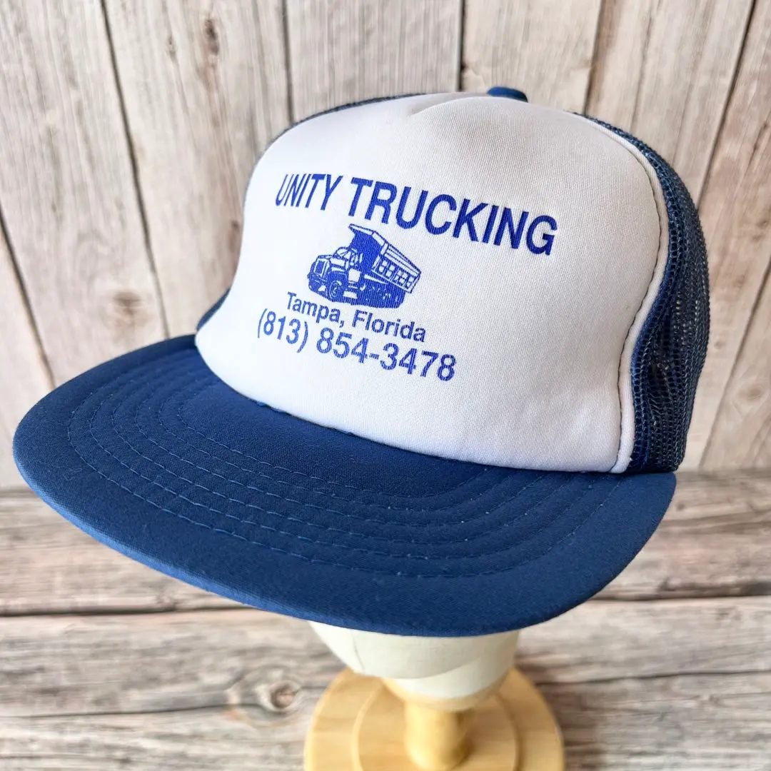 Thumbnail of Corporate Logo Deadstock Overseas Purchase Trucker Cap Rare Cap P