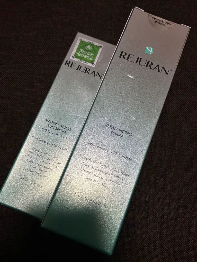 Thumbnail of New, unopened REJURAN Rebalancing Toner and Sun Cream