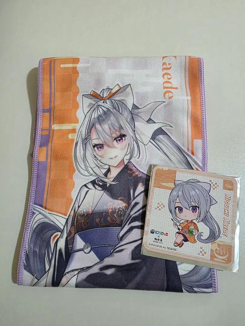 Thumbnail of Gokurakuyu Nijisanji Collaboration Kaede Higuchi Towel & Coaster Set
