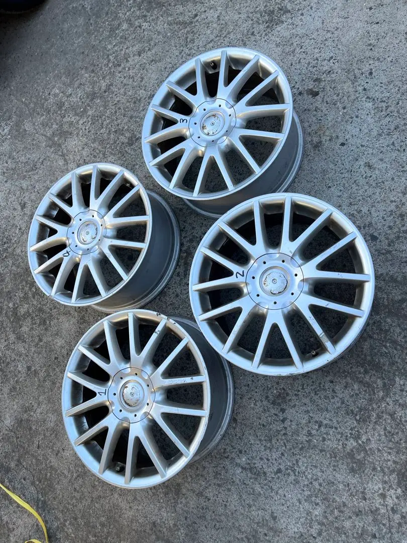 241217-02 ②アルミホイール VW POLO 純正17inch ２本 正規品】フォルクスワーゲン 2G ポロ GTI 純正 17in 7.5J +51