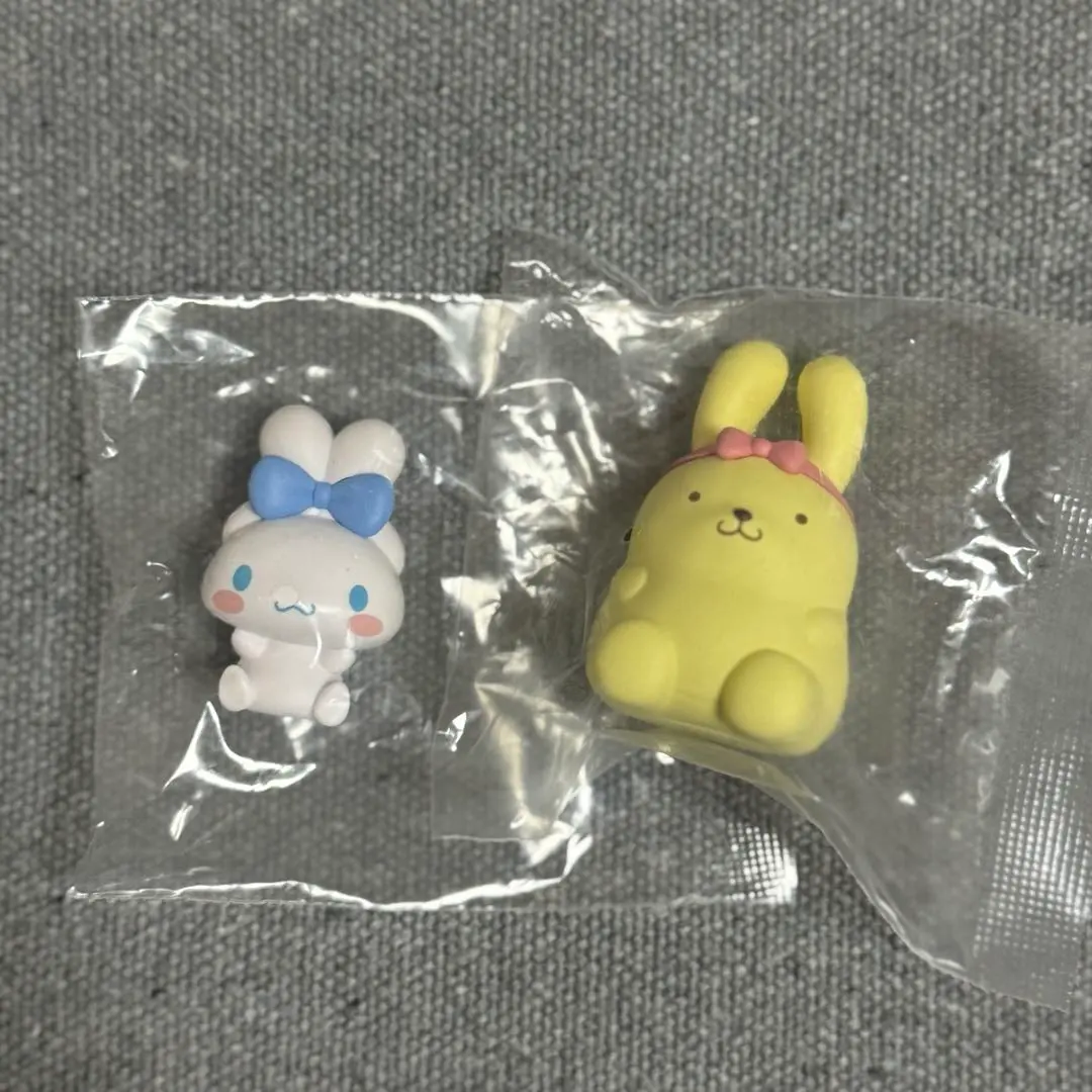 Thumbnail of Sanrio's Transform Rabbit Figure: Pom Pom Purin, Cinnamoroll Gacha