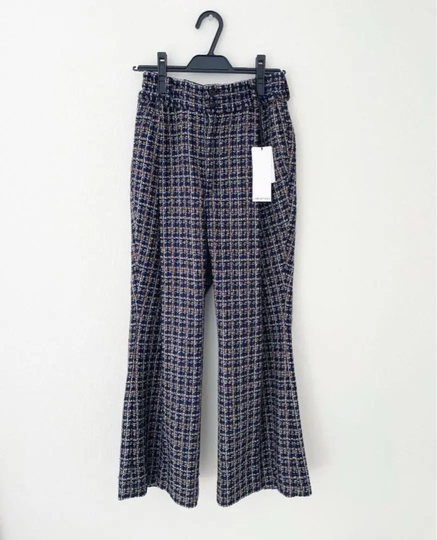【美品】SUBLATIONS ツイードフレアパンツ ブルーサイズ0 美品】SUBLATIONS ツイードフレアパンツ ブルーサイズ0 - メルカリ