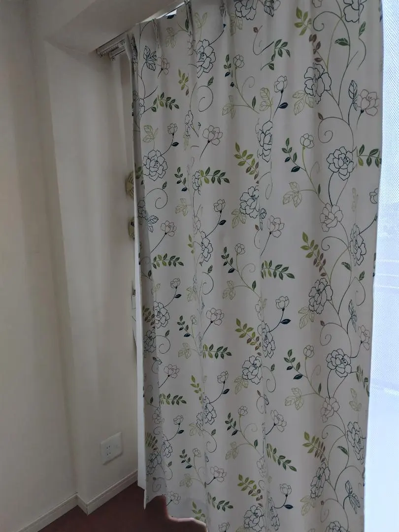 Thumbnail of Blackout curtains, plant pattern