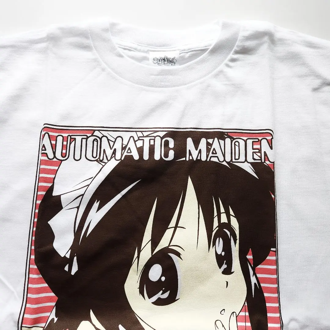 まほろまてぃっく Tシャツ 漫画 アニメ プリント ホワイト まほろまてぃっく Tシャツ 漫画 アニメ プリント ホワイト
