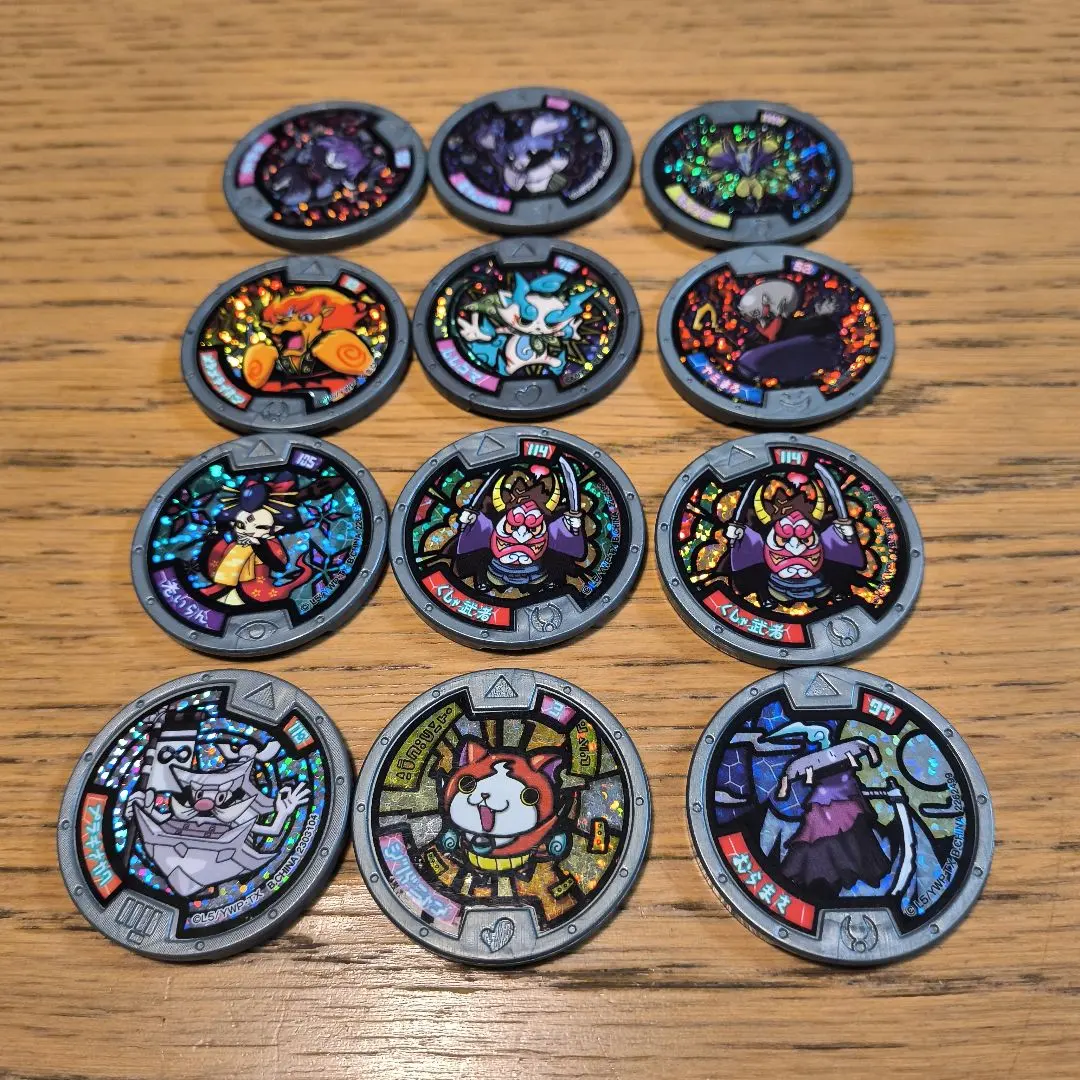 Thumbnail of Yo-kai Watch Hologram Yo-kai Medals - Set of 12
