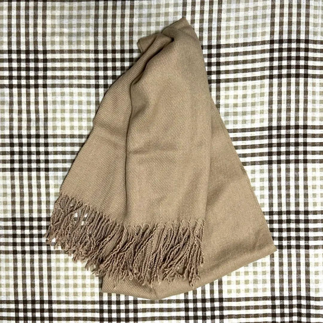 Thumbnail of 【Excellent Condition】Beige Fringe Scarf / Muffler, Unisex