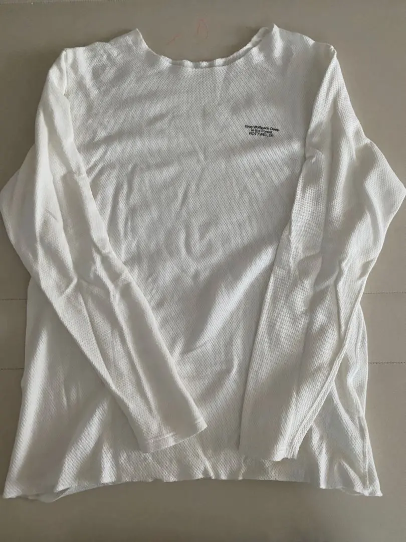 Thumbnail of ROTTWEILER Mesh Long Sleeve Cut and Sew, White, Kōya (likely referring to Kenichi Kōya)