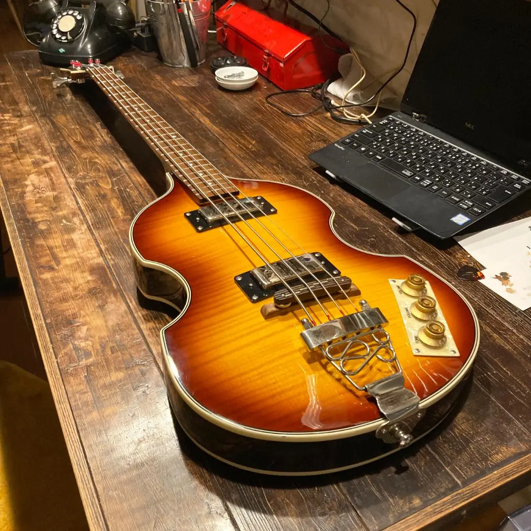 Epiphone Viola BASS　エピフォン ビオラ　OH済み Viola Bass, Vintage Sunburst | Epiphone