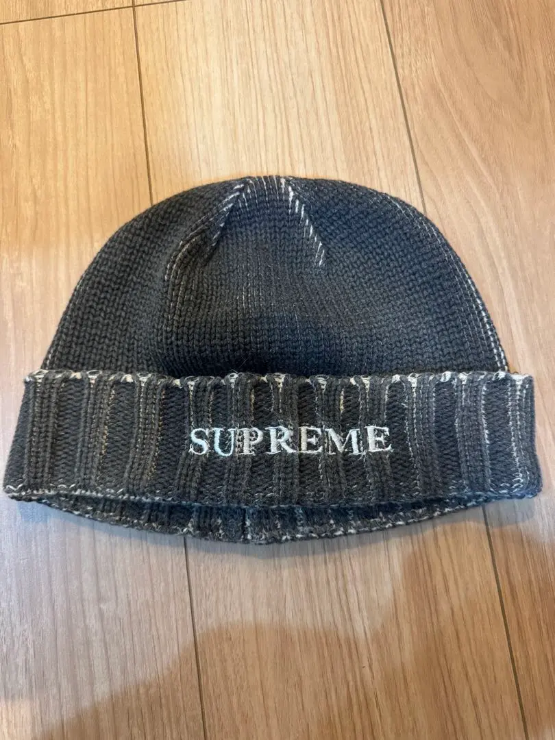 希少⭐️人気⭐️supreme オーバープリントビーニー org.jpg