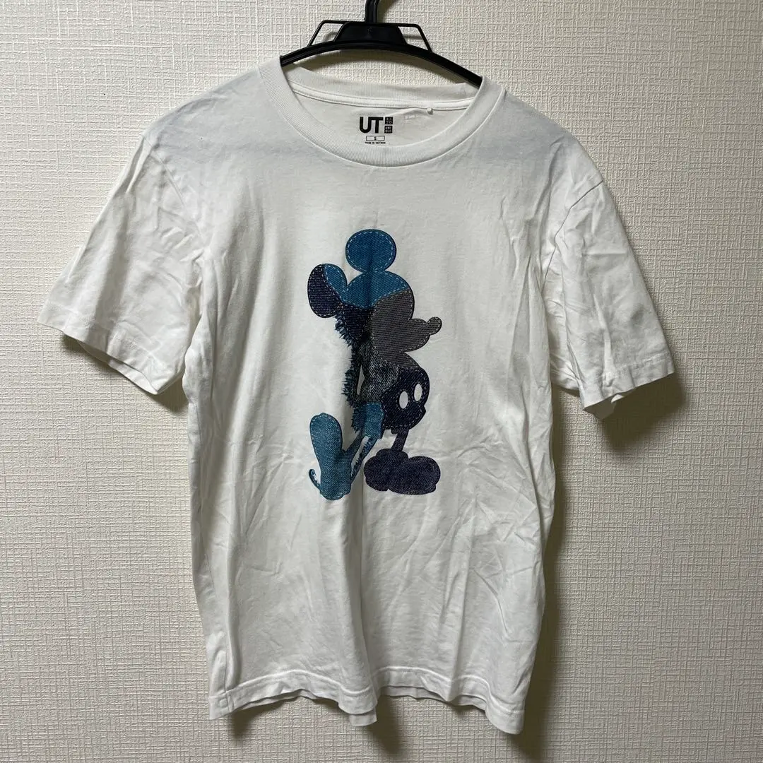 UNIQLO T恤 UT 米奇牛仔布紋 的縮圖