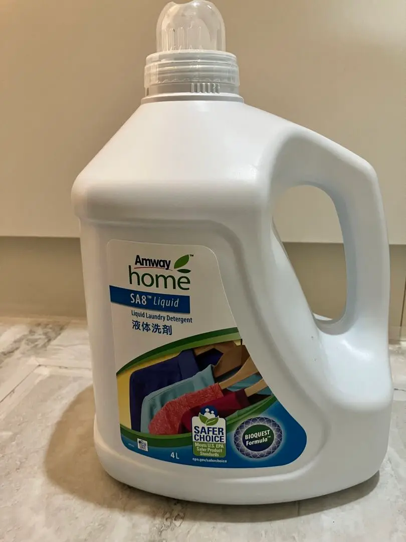 Amway アムウェイ SA8 柔軟剤配合 液体洗濯洗剤 4本 SA8 柔軟仕上げ剤配合 液体洗濯用洗剤 1L：Amway