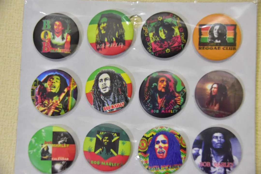 Thumbnail of ◆Set of 12 Can Badges◆BOB MARLEY◆Bob Marley◆3.1cm◆E