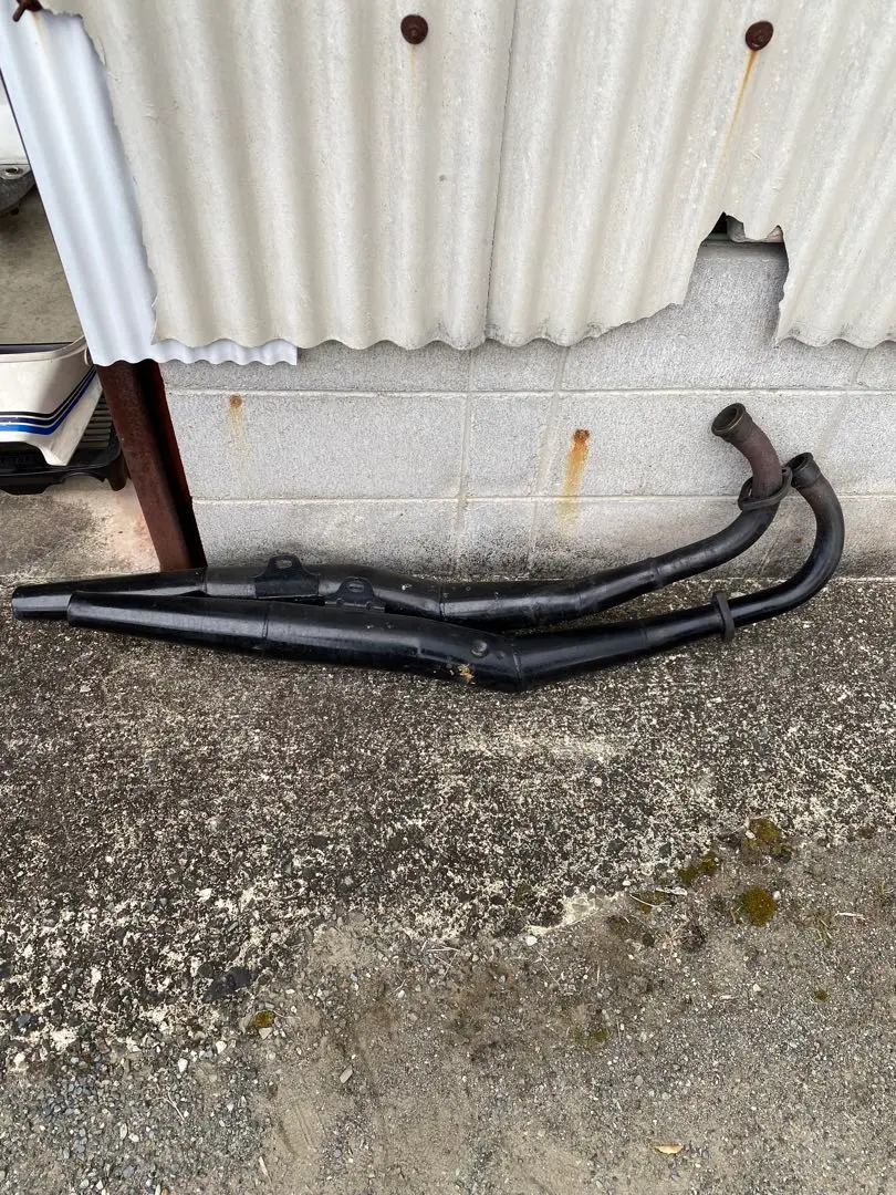 YAMAHA RZ250 4L3 純正マフラー4L3刻印入