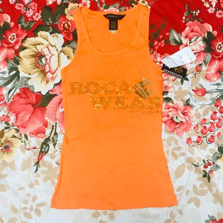 ★ROCA WEAR★ロカウェア★秘密の庭タンクトップ★S★Bガール ☆ROCA WEAR☆ロカウェア☆秘密の庭タンクトップ☆S☆Bガール