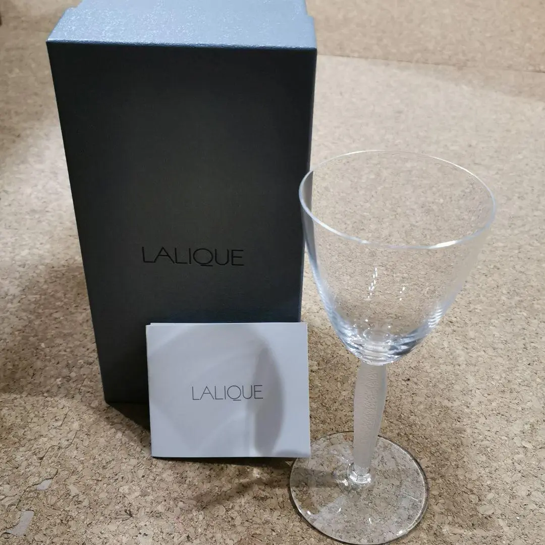 ラリック　ルーヴルペアビアグラス（大）　未使用品　ペアグラス ラリック ルーヴルペアビアグラス（大） 未使用品 ペアグラス