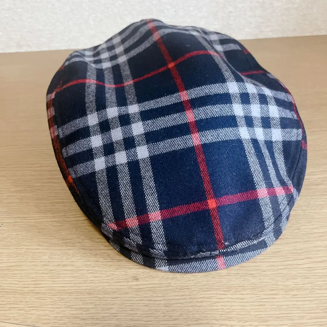 BURBERRYSバーバリーズ 帽子ハンチング ウール チェック イングランド製 BURBERRY バーバリー チェックハンチング帽子/ベージュ