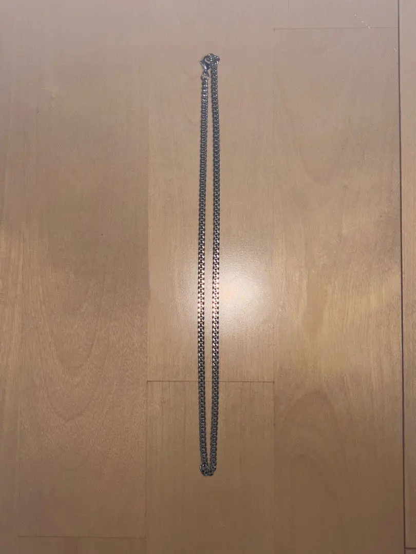 銀色鏈條項鍊 的縮圖