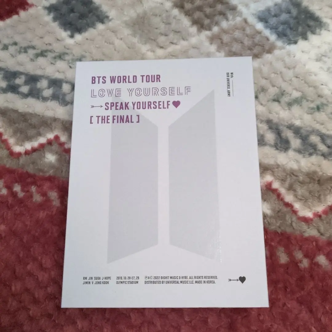 BTS SPEAK YOURSELF THE FINAL ソウルコンファイナルのDVD