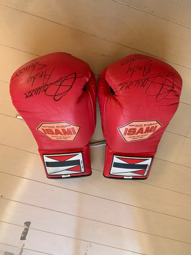 【本物】アンディサワー サイン入りグローブ ボクシング シュート 格闘技 2025年最新】shoot boxing worldの人気アイテム - メルカリ