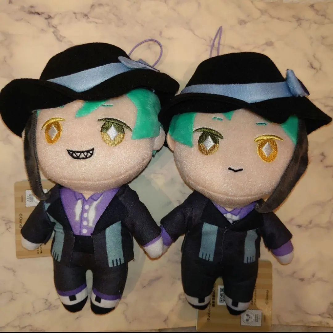 Thumbnail of Twisted Wonderland Jade & Floyd EX Nui-gurumi Dorm Uniform Mascot Set