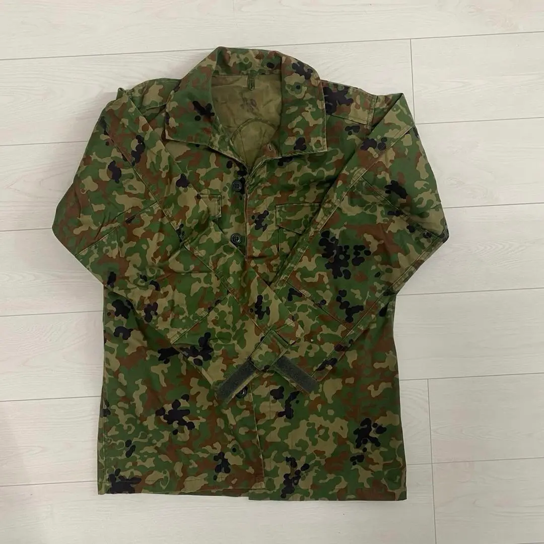 迷彩柄ジャケット 4A 日本製　ノンアイロン　迷彩服 陸上自衛隊】ノンアイロン陸自迷彩服、4Aサイズ、新品・未使用