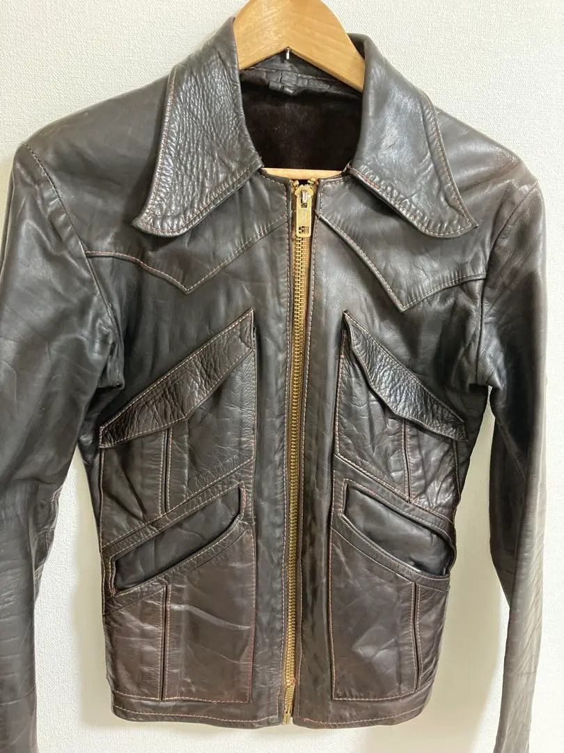 最初期 イースト ウエスト レザー ウィンチェスター ジャケット バッファロー JELADO Winchester(ウィンチェスター)Buffalo Leather Black