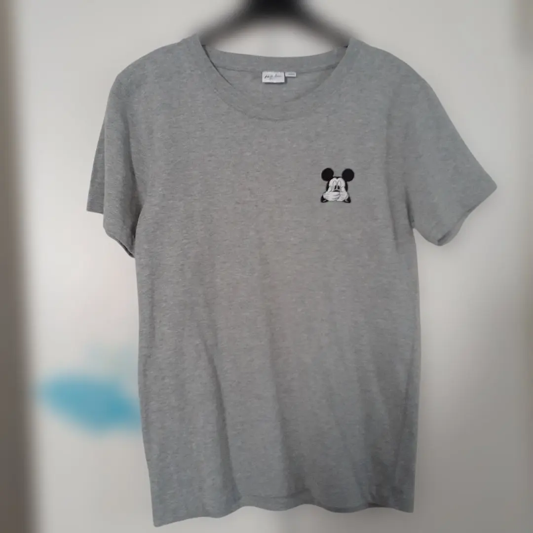 Thumbnail of Hula Lani Mickey Mouse T-shirt, Size L, Gray