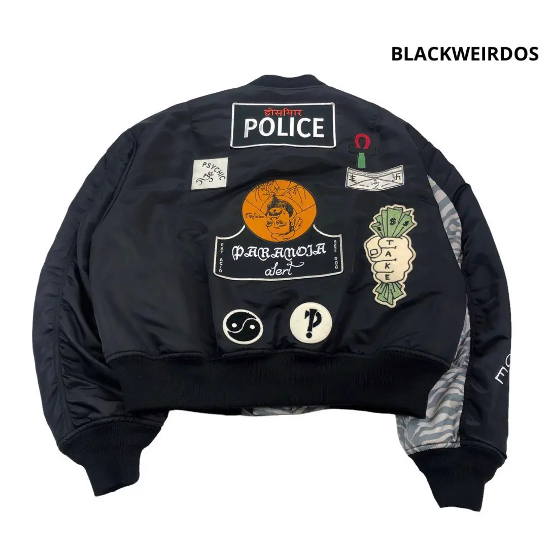 BLACKWEIRDOS ネイビー MA-1ジャケット Black Weirdos / MA-1、キーリング、ラグマット入荷 | HOUSE BY