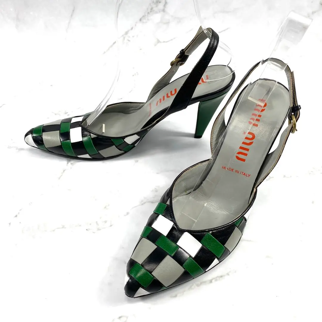 2025年最新】MIU MIU つま先：ポインテッドトゥ ミュールの人気