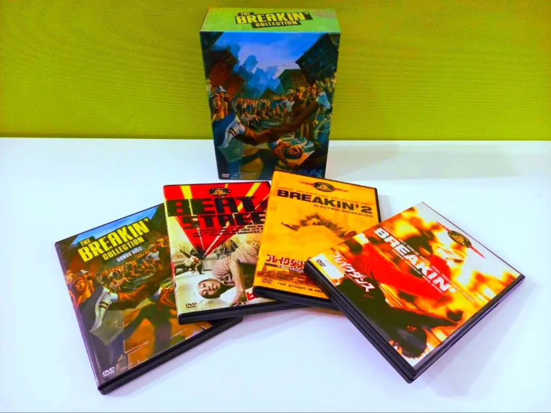 break dance ブレイキン　DVD 初回生産限定・4枚組 Break Dance Breakin DVD Limited First Edition 4 Disc Set 7p