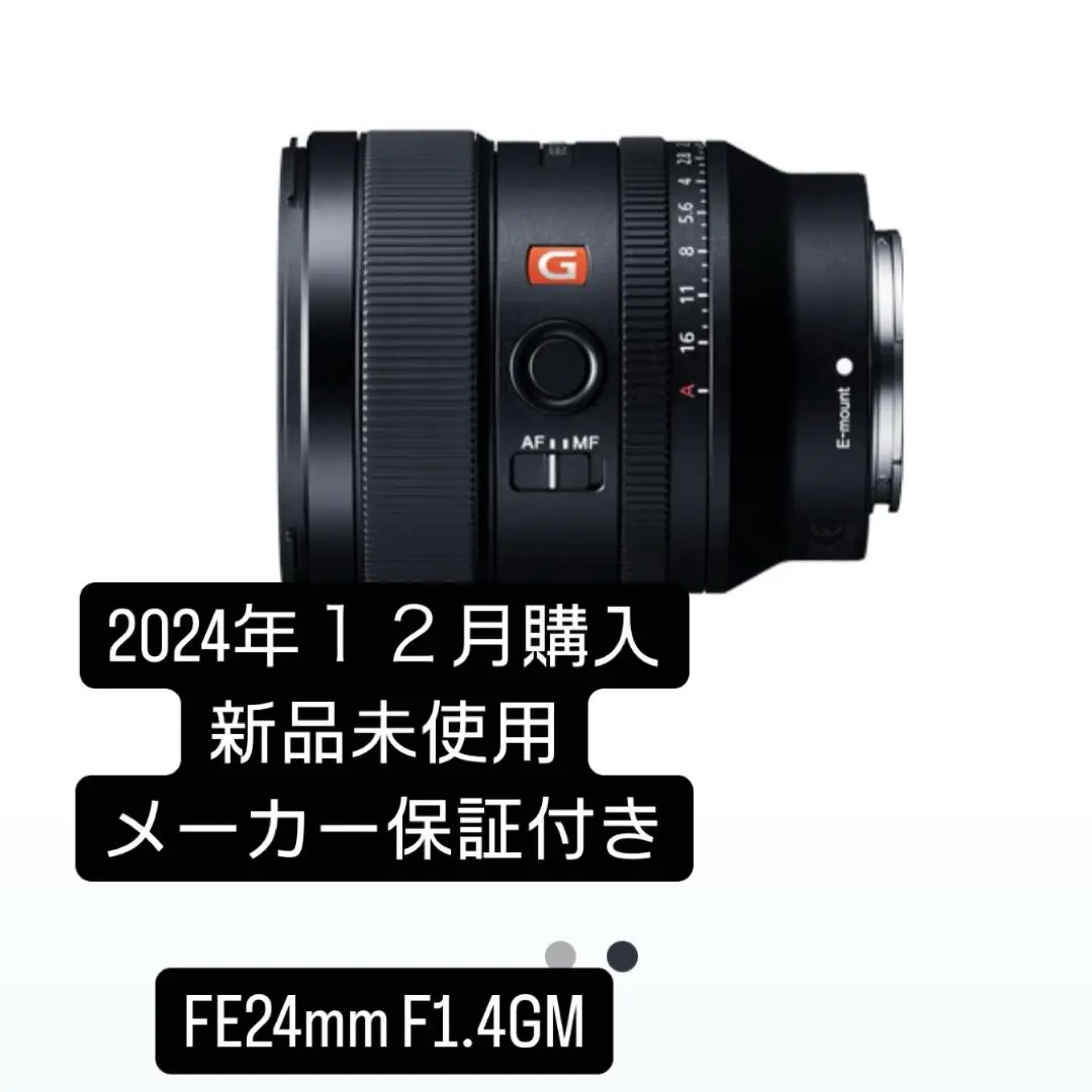 【美品】SONY FE24mmF1.4GM 最終値下げ 2025年最新】fe24mm f1.4 gm sonyの人気アイテム - メルカリ