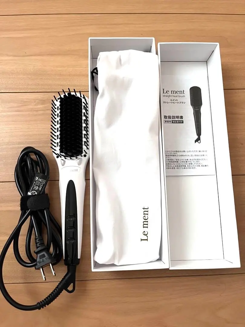 LUMERU 負離子直髮梳 限定色 珍珠白 的縮圖