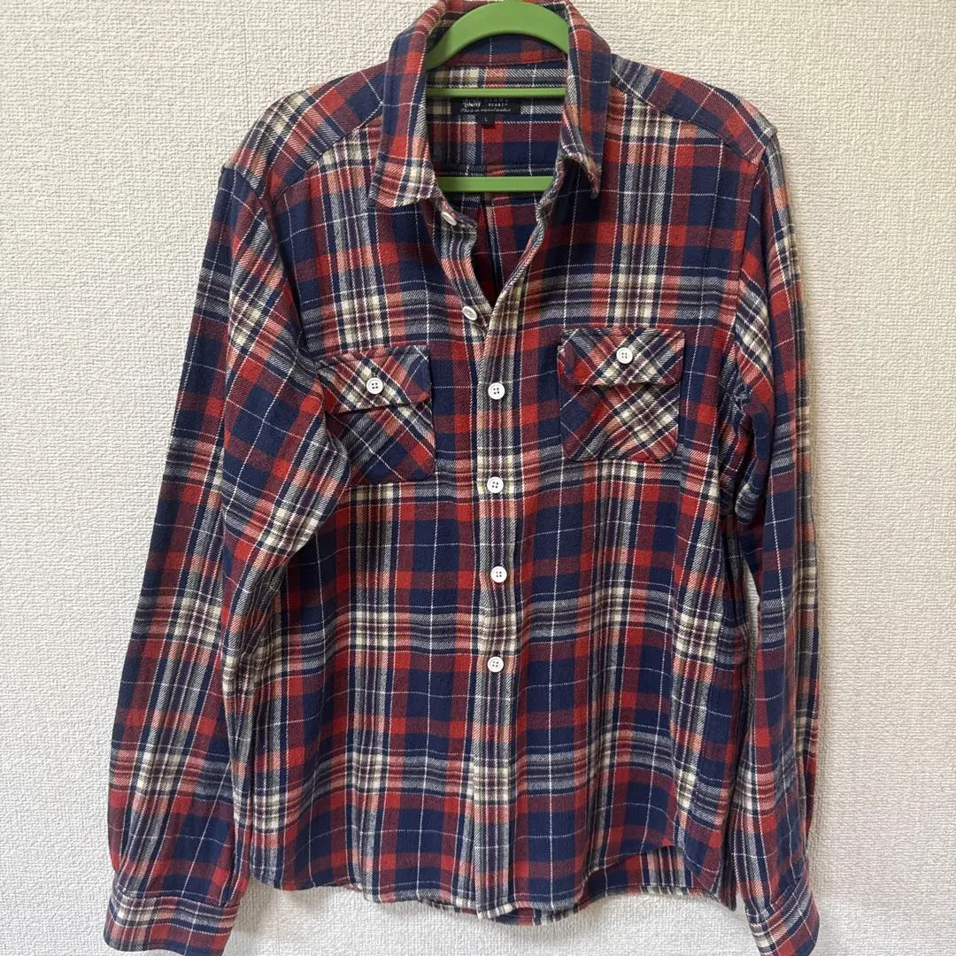 Thumbnail of BEAMS HEART Flannel Shirt, Size L