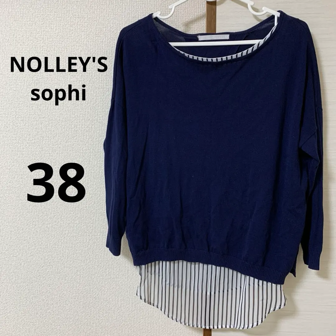Thumbnail of NOLLEY'S sophi Long Sleeve Top, Navy, size 38