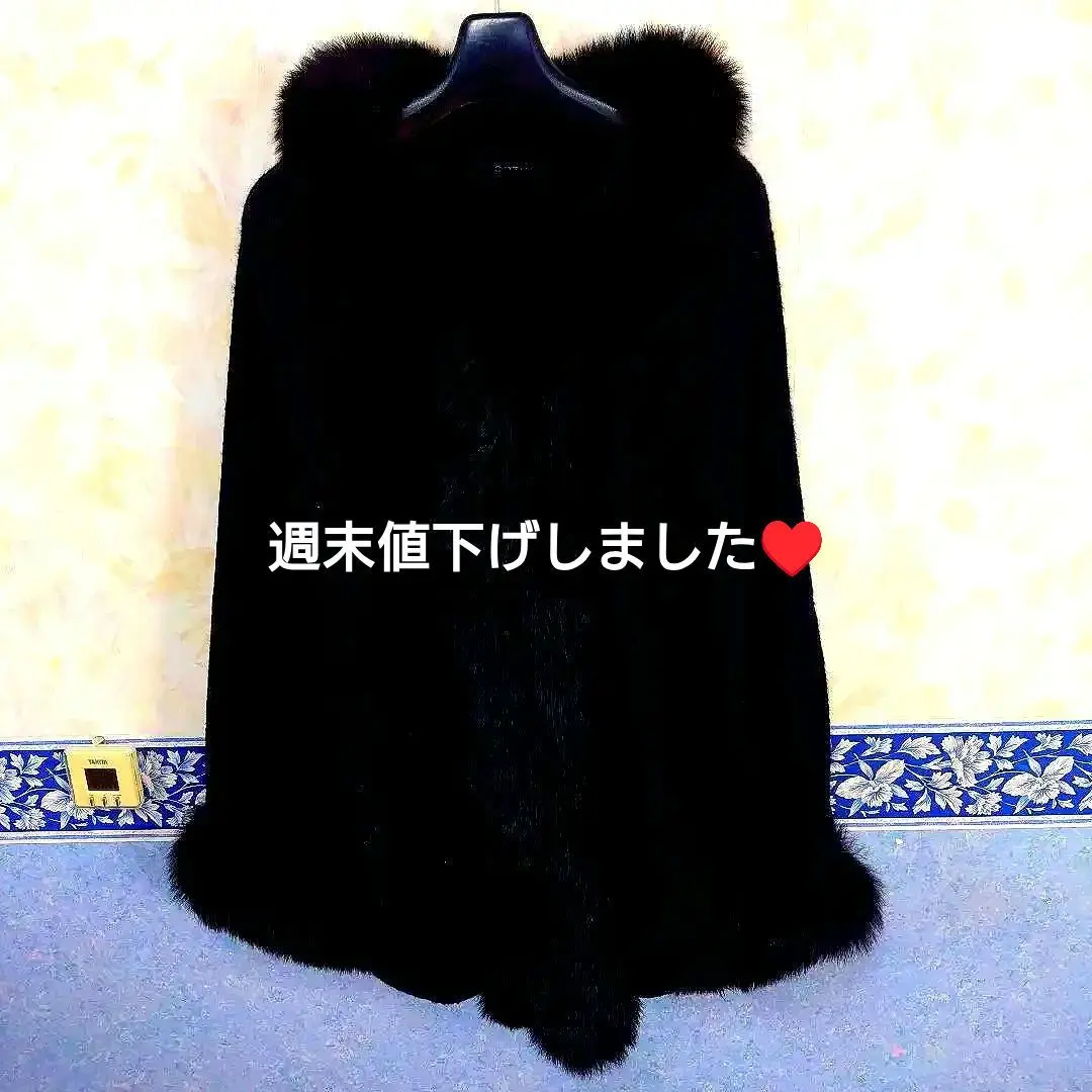 2025年最新】ブルーフォックス ファー カシミヤ ポンチョの人気